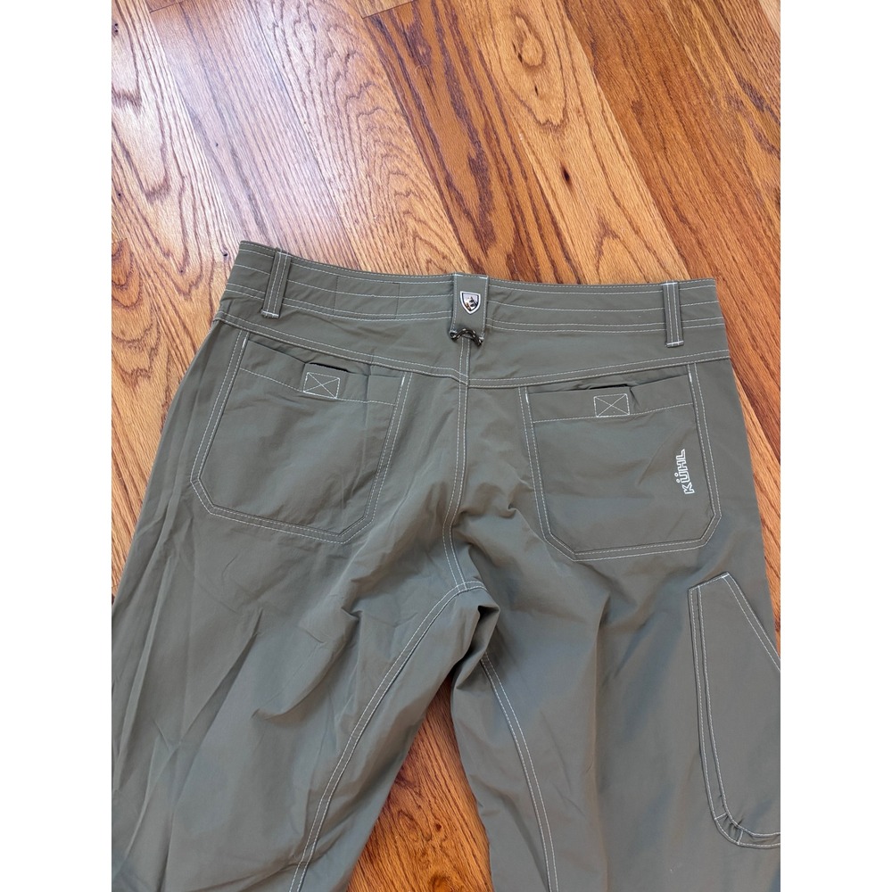 Kuhl Mens Hiking Pants Olive Green 38x30 Nylon Spandex Outdoor Trekking Trousers - Picture 8 of 10